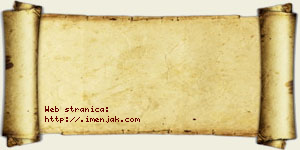 Jana Dunđerović vizit kartica